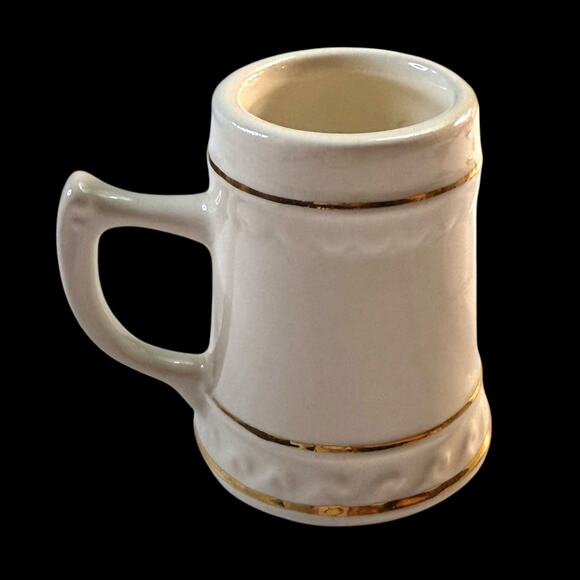 VTG Washington University Saint Louis Ceramic Crest Stein Cream Gold Miniature - Picture 2 of 10